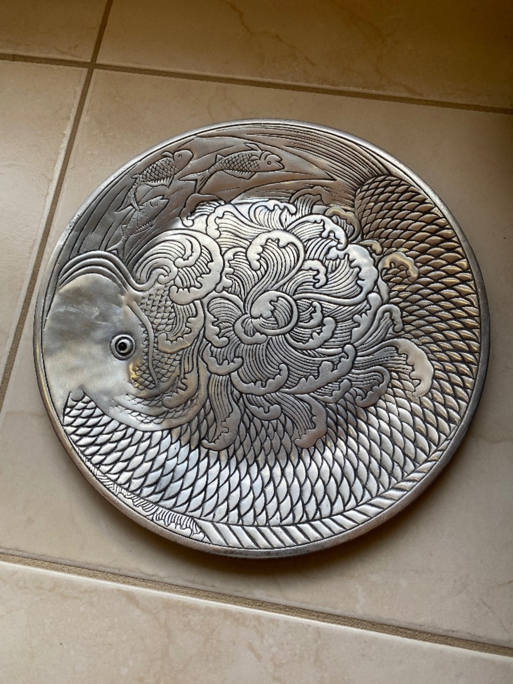 Vintage "Wonders of the Water" Platter by Arthur Court 1979